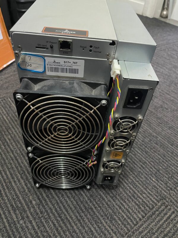 BITMAIN ANTMINER S17+ (76 TH/S) - Image 3